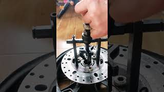 Quick tips for removing rings on metal components with unique tools #shorts