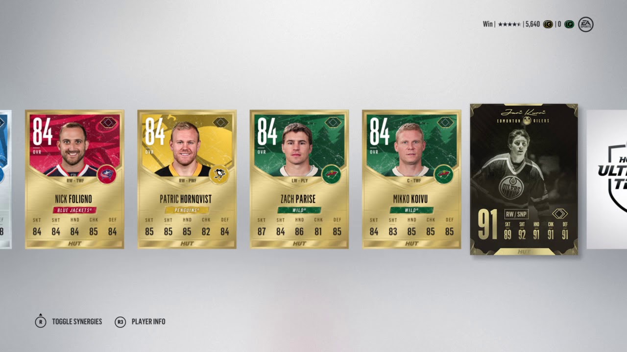 NHL 18 PACK LUCK!
