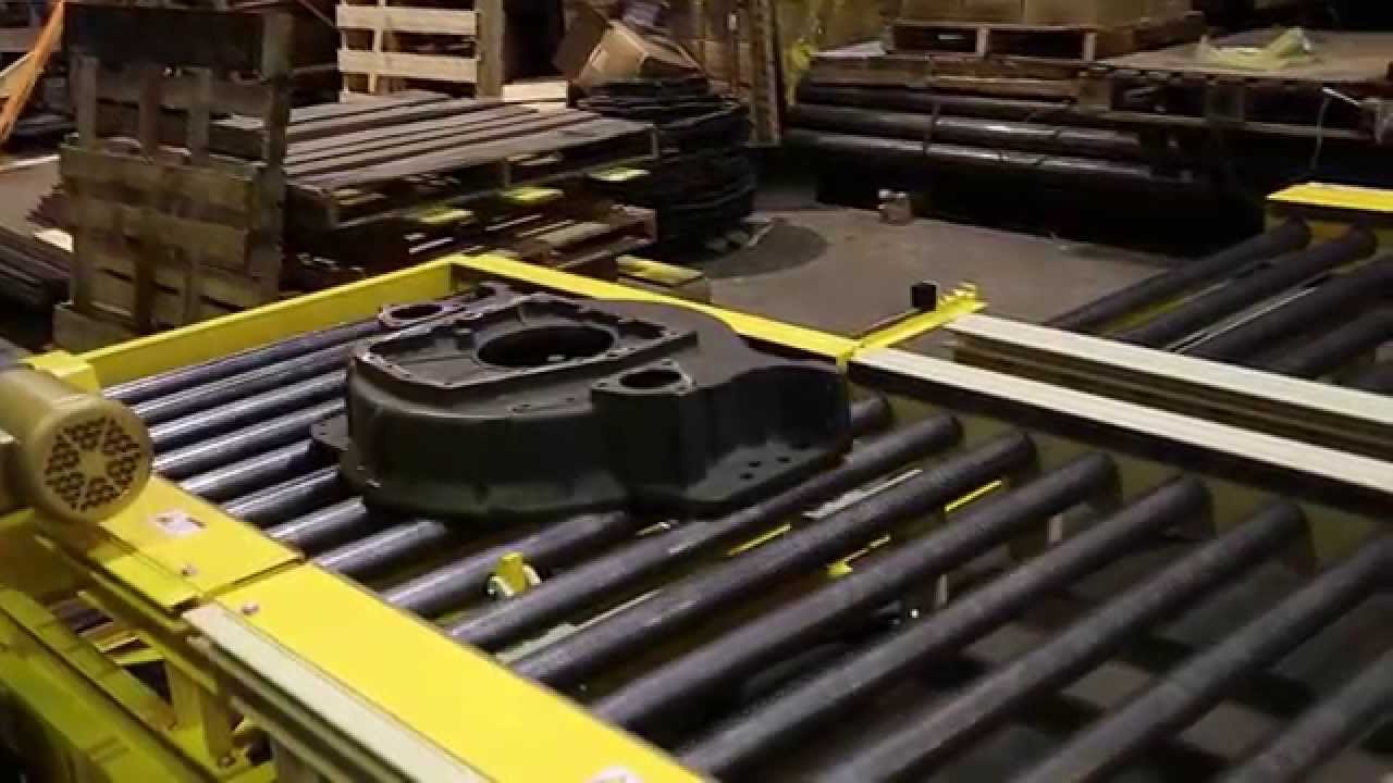 Chain Driven Live Roller with Shuttle Cart