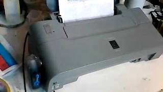 IMPRESORA CANON IP1200 IP1300 SISTEMA CONTINUO SOLO TINTA NEGRA 1 - YouTube