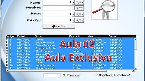 Marcar Vários Itens de Listbox - Aula 02