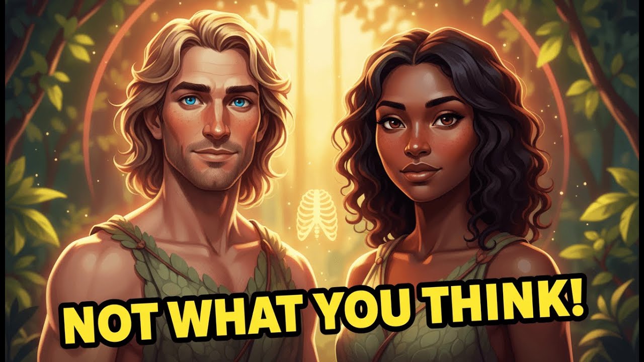 What skin color was Adam and Eve?