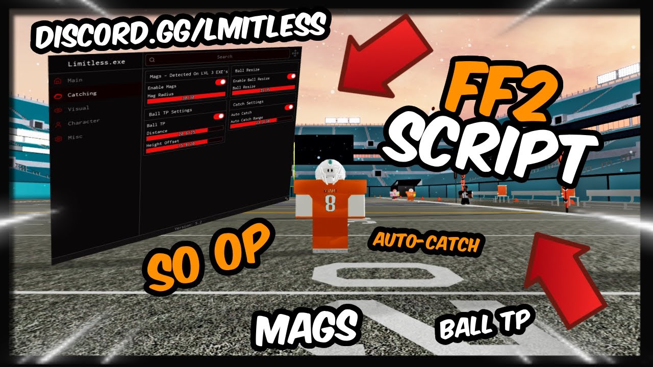 ONE OF THE BEST FREE AND PAID FF2 SCRIPTS FT. LIMITLESS... (MAGS, AUTO-CATCH, BALL TP, MORE!!)