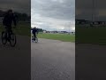 Teen cyclist crashes after jump attempt in Dingolfing, Germany