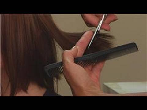 use of thinning scissors