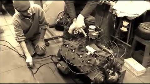 Ford flathead v8 uk first start up