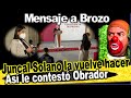 Ahora si contestó el Presidente!! Nunca se imaginó el mensaje, Brozzo no quedó contento.