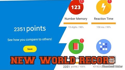 WORLD RECORD - Humanbenchmark Verbal Memory
