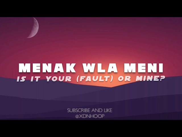 Menak wla meni - English Translation - inez class=