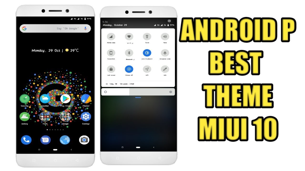 Android P In MIUI 10| Best Theme for MIUI 10