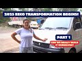 2025 Eeco CNG to Camper | Part 1 | Base Modifications Begin!