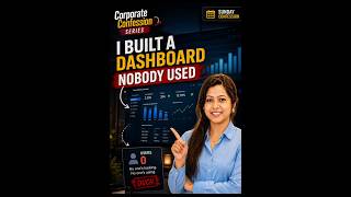 I Built A Dashboard Nobody Used 😔#excel #corporate #truestory #exceltips #tricks #shorts #yt #ai