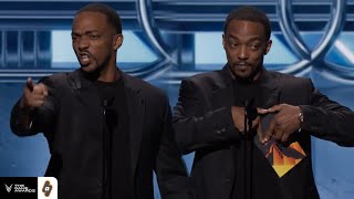 Anthony Mackie being a PRO during the Game Awards 2023