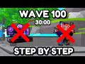 How to get to wave 100 in 30 minutes without dj tv man or hyper