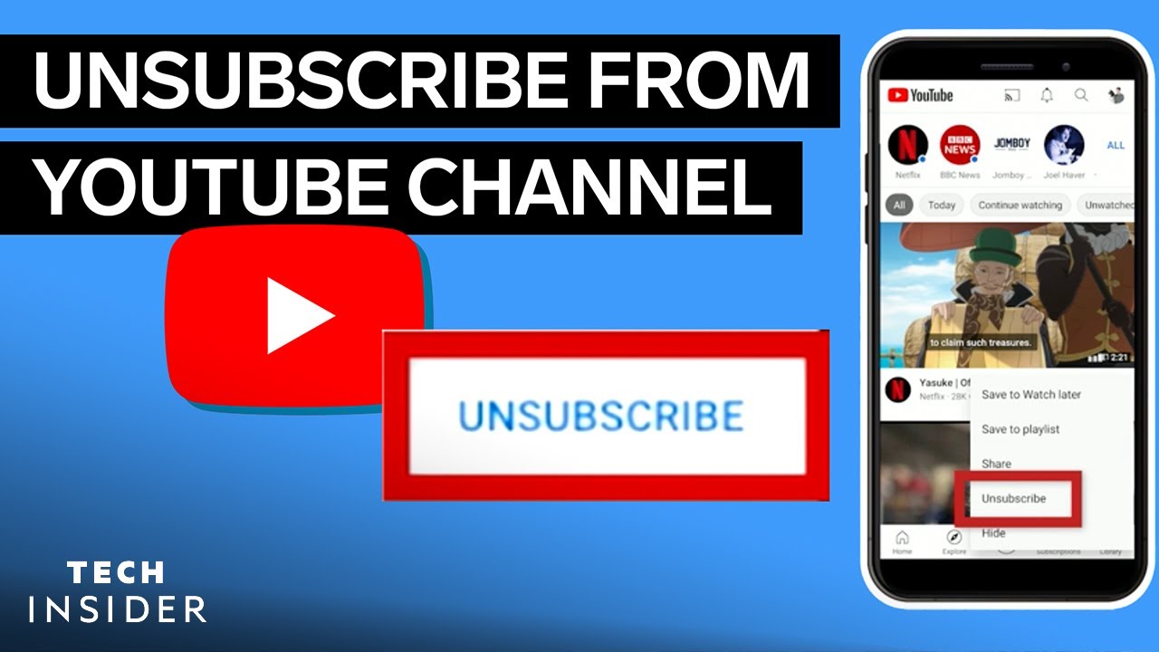 How To Unsubscribe On YouTube - YouTube