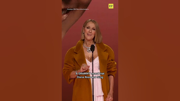 Celine Dion Makes a Surprise Appearance at the GRAMMYs #shorts