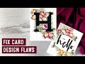 Card Making Mistakes | Fix Card Design Flaws | Altenew Layer Stamps