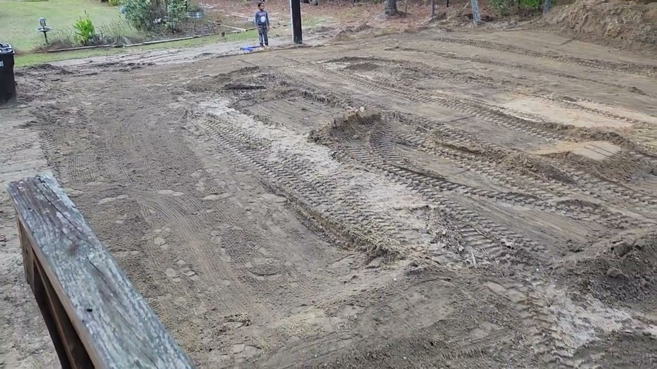 1st time DIY backyard RC track build-rough draft