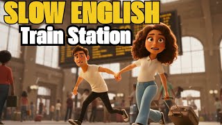 RETURN TICKET & ONE WAY 🎟️ Simple Conversation at the Train Station | Daily English Listening A2