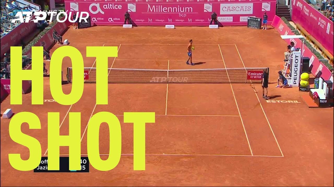 Hot Shot Goffin Drops Racquet and Still Hits Winner Estoril 2019