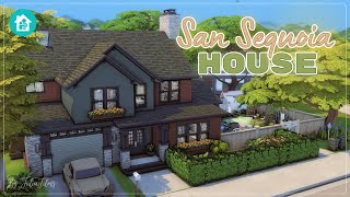 Дом в Сан-Секвойе🌳│Строительство│San-Sequoia House│SpeedBuild│NO CC [The Sims 4]