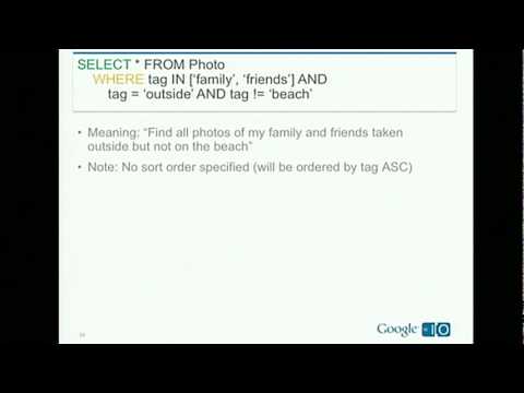 Google I/O 2010 - Next gen queries