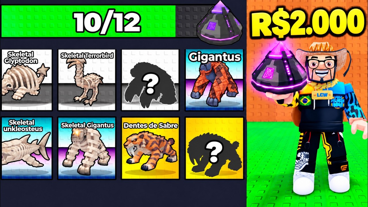 O QUE R$2.000 EM ROBUX CONSEGUEM NO ROUBE UM OVO?