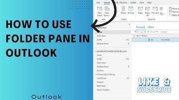 How To Use Folder Pane In Outlook