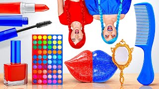 CHOCOLATE EDIBLE MAKEUP CHALLENGE || Funny Food Pranks by 123 GO! FOOD screenshot 5