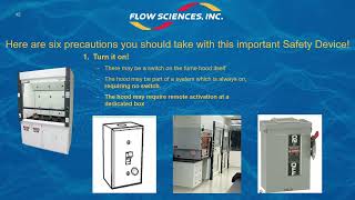 Flow Sciences Fume Hood Safety Video