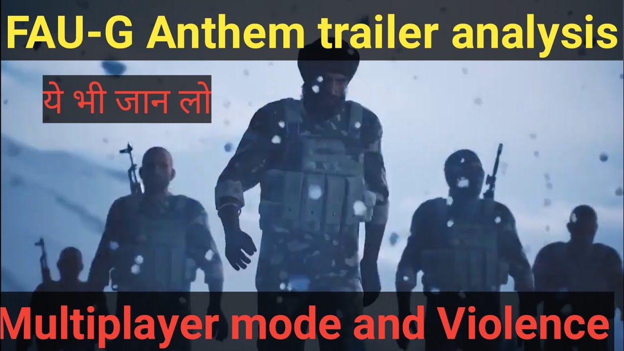 FAU-G Anthem trailer analysis | nCORE Games | faug pre registration | faug | fau g game | fauji game