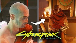 CYBERPUNK 2077 - Kill to Save Monk vs Non Lethal to Save Monk (Sacrum Profanum Monk Side Job) screenshot 2