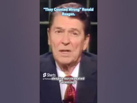 “They Counted Wrong” Ronald Reagan. 🇺🇸 - YouTube