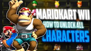 Mario Kart Wii - How To Unlock All Characters (Updated)