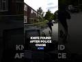 Police Motorbike catches Knifeman after 20 minute chase #shorts #police