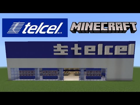 Telecom Minecraft Cómo hacer un Telcel en Minecraft - YouTube
