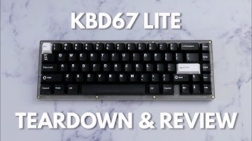 KBDFans Has Entered the Game | KBD67 Lite R1 Teardown and Review
