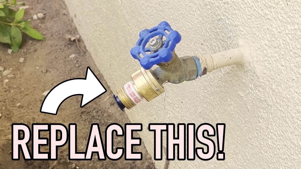 How to Remove a Stuck Hose Bibb Vacuum Breaker - Fix your Faucet! - YouTube