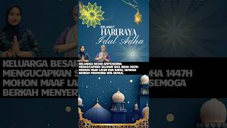Selamat Hari Raya Idul Adha 1447 H 🤍 | Keluarga Besar Afiftoserba