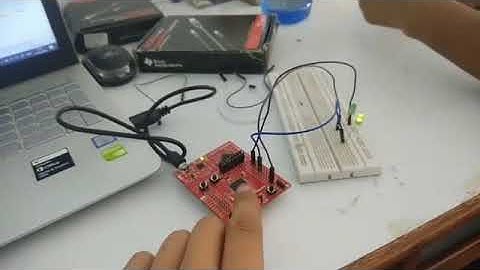 led ON and OFF using switch MSP430F5529