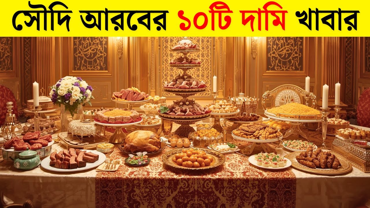 সৌদি আরবের ১০টি সবচেয়ে দামি খাবার | World's Most Expensive Saudi Foods