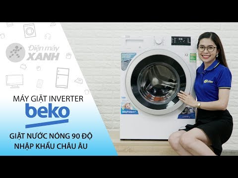 Máy giặt Beko inverter 9 kg: giặt nước nóng diệt khuẩn (WMY 91283 PTLB2) | Điện máy XANH