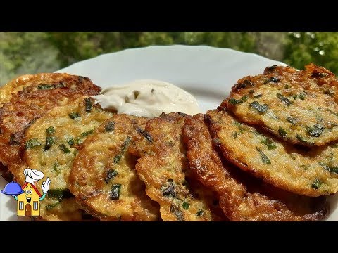 Даже не думала,что их мало кто готовит! Луковые оладьи