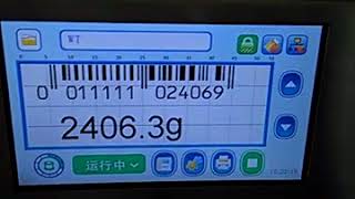 Dikai D03 Thermal Transfer Overprinter Intergared With Wighting and Labeling Machine