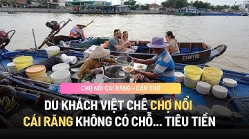 Chợ nổi Cái Răng sẽ xây thêm khu mua sắm để khách du lịch… tiêu tiền