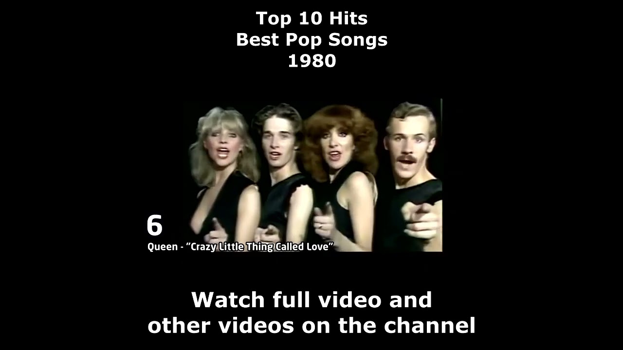 Top 10 Hits - Best Pop Songs - 1980