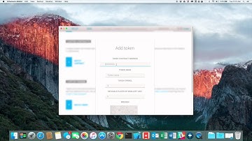 Custom Token Tracking using Ethereum Mist 0.3.9