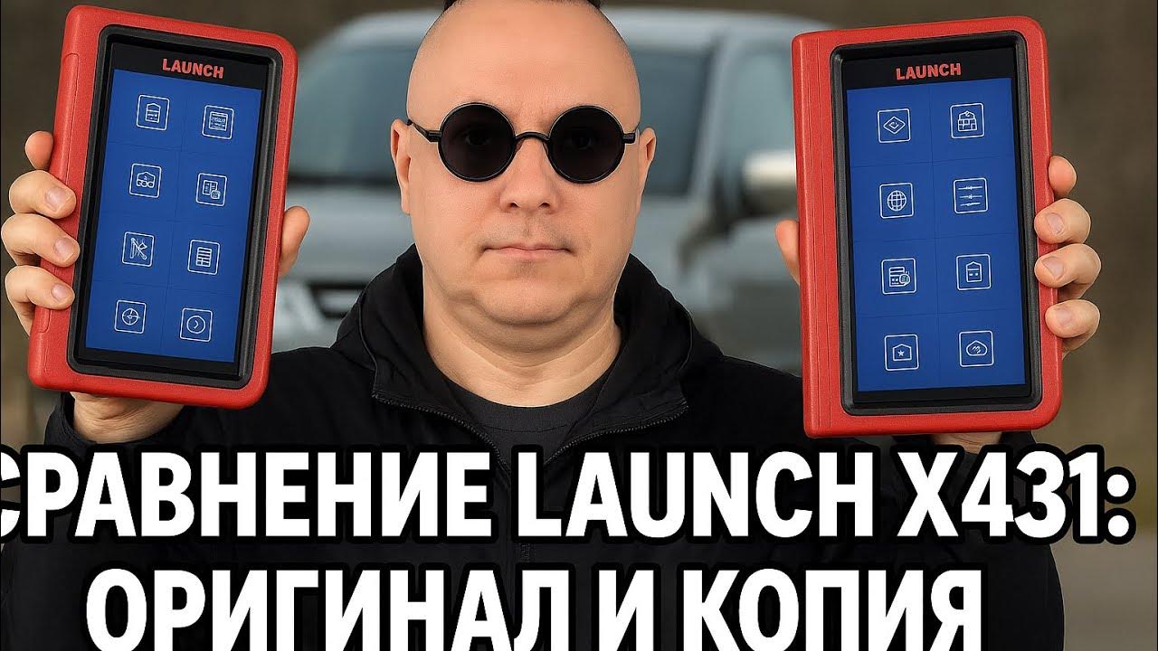 Сравнение Launch x431 отлома от оригинала - YouTube