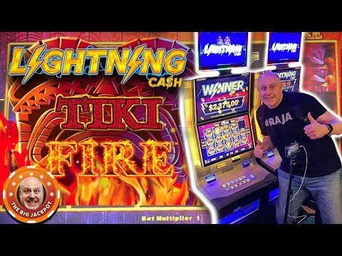 ✦ $25 HIGH LIMIT ✦ Lightning Cash Tiki Fire Mini Bonus ⚡JACKPOT! | The Big Jackpot