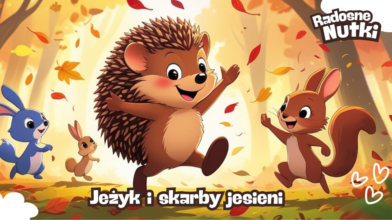 🎵 Radosne Nutki — Jeżyk i skarby Jesieni — piosenki dla dzieci🎵